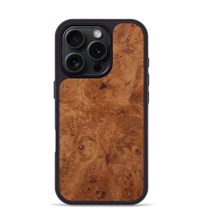 iPhone 16 Pro Wood Phone Case - Mabelle (Wood Burl, 818494)