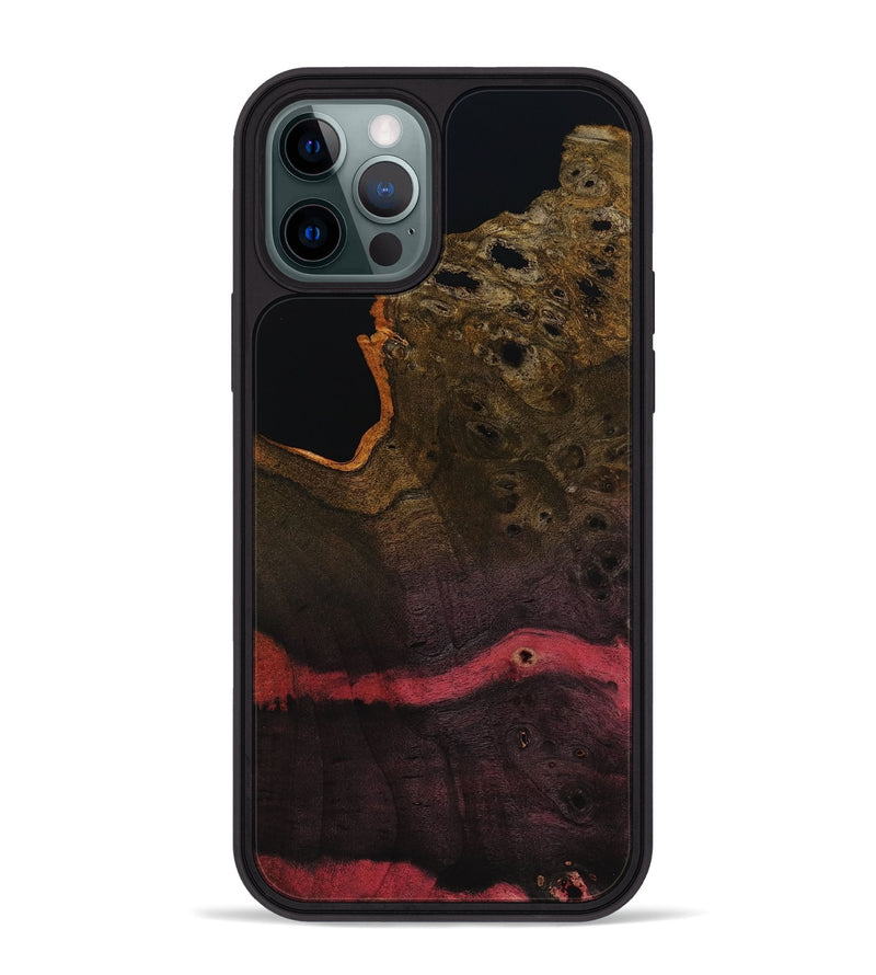 iPhone 12 Pro Max Wood Phone Case - Josue (Wood Burl, 818495)