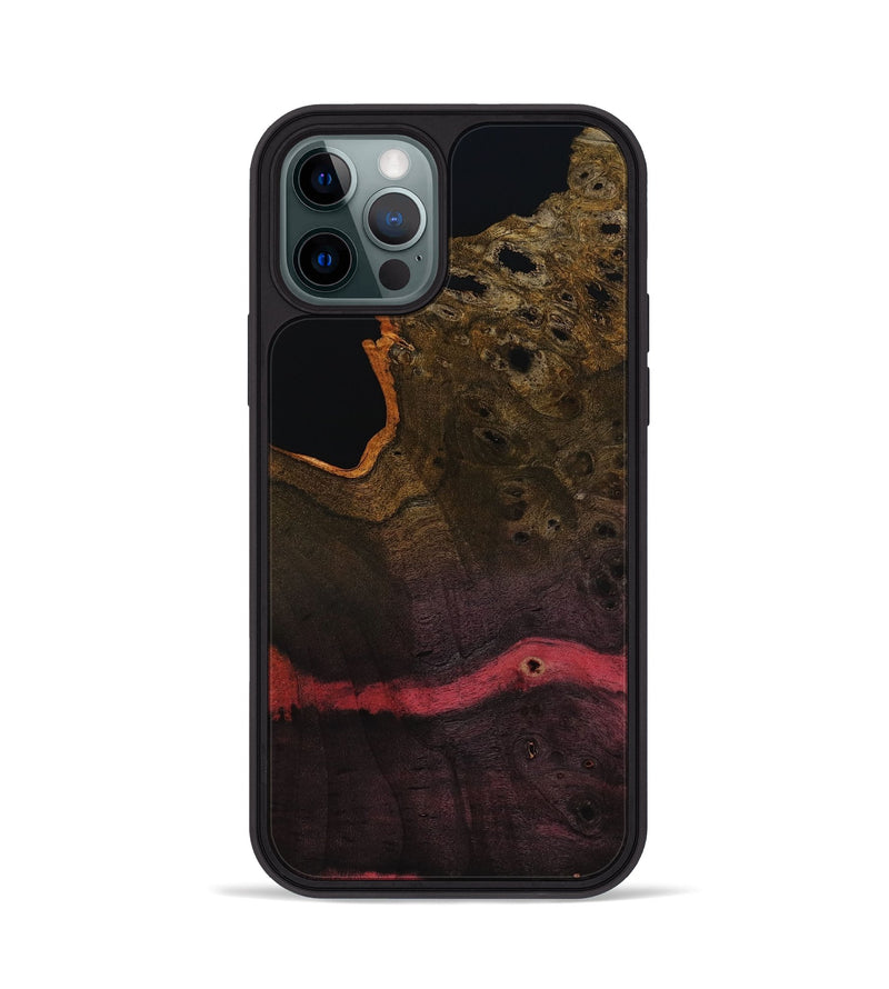 iPhone 12 Pro Wood Phone Case - Josue (Wood Burl, 818495)