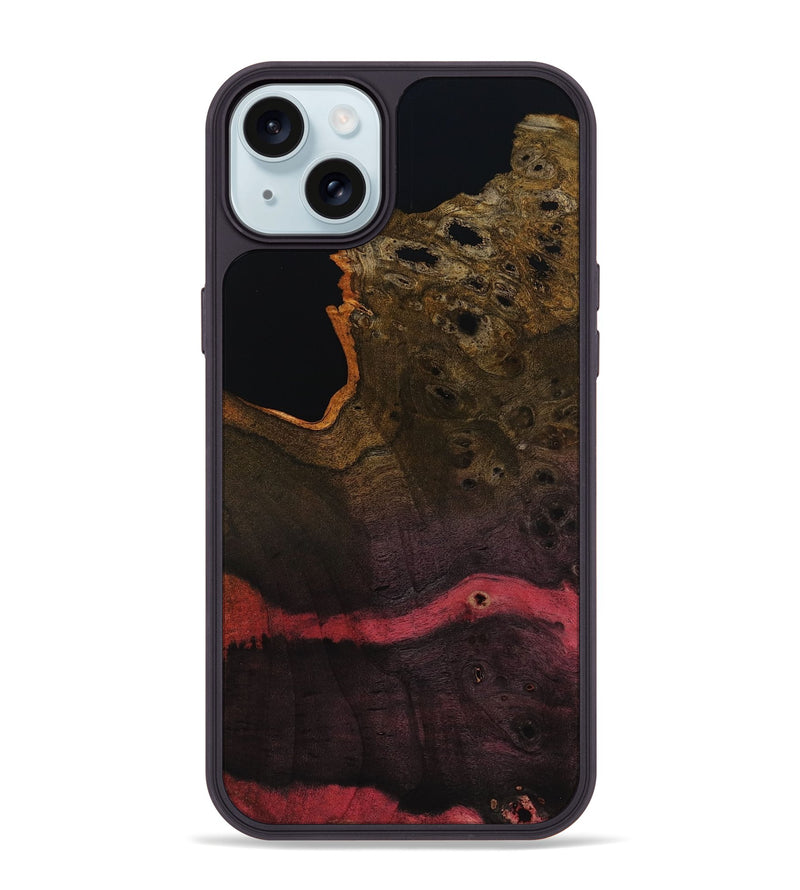 iPhone 15 Plus Wood Phone Case - Josue (Wood Burl, 818495)