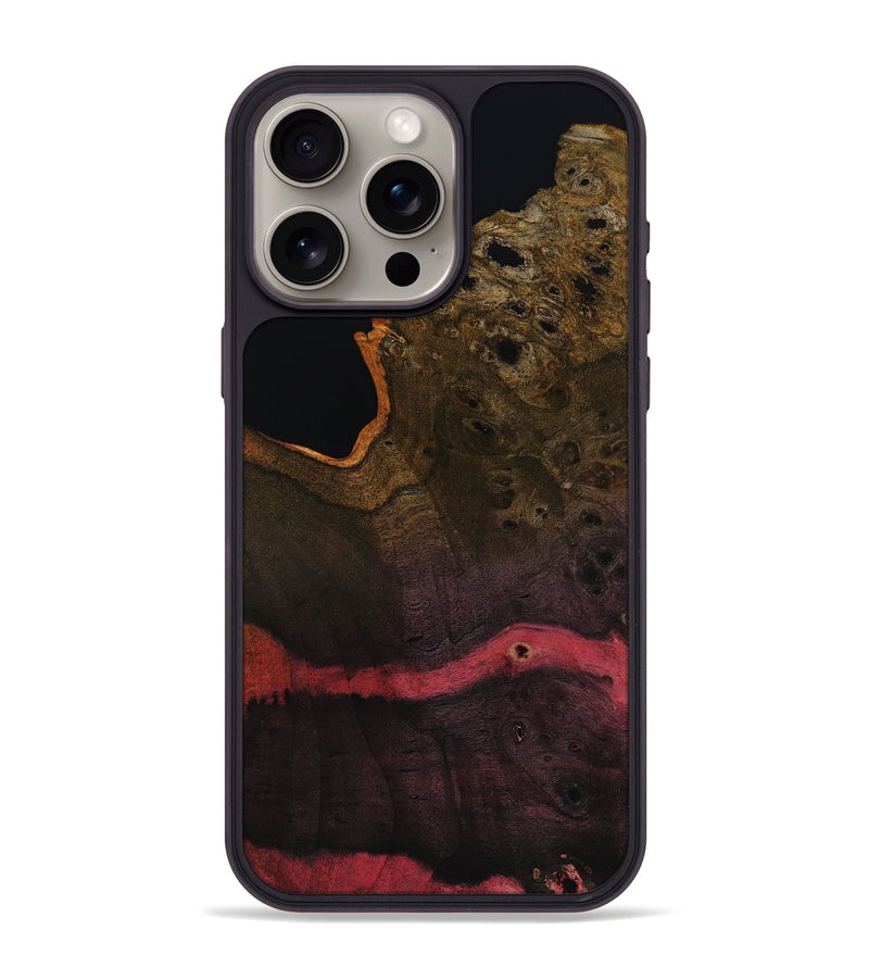 iPhone 15 Pro Max Wood Phone Case - Josue (Wood Burl, 818495)