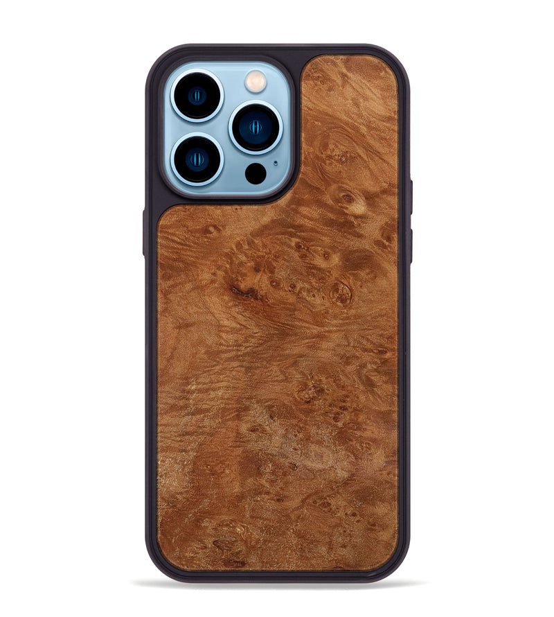 iPhone 14 Pro Max Wood Phone Case - Yadira (Wood Burl, 818496)