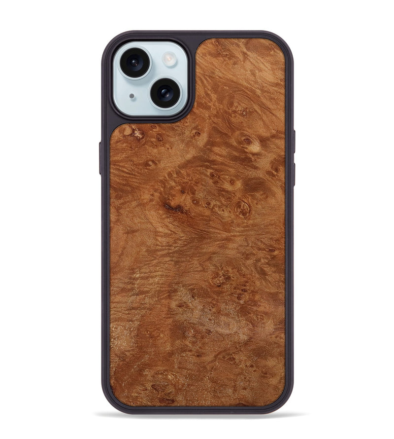 iPhone 15 Plus Wood Phone Case - Yadira (Wood Burl, 818496)