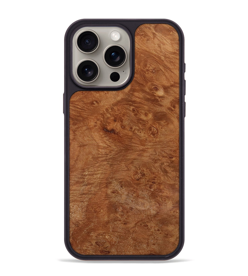 iPhone 15 Pro Max Wood Phone Case - Yadira (Wood Burl, 818496)