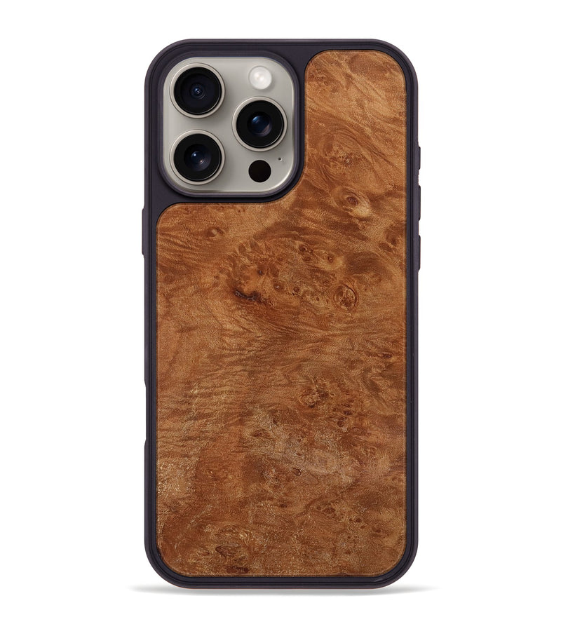 iPhone 16 Pro Max Wood Phone Case - Yadira (Wood Burl, 818496)