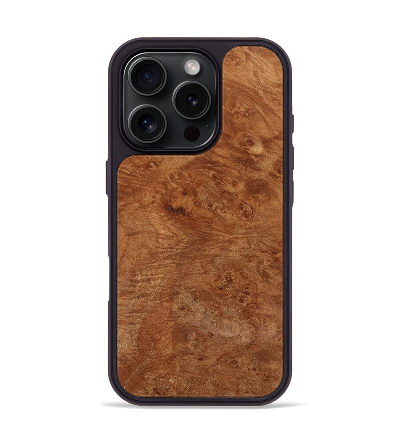 iPhone 16 Pro Wood Phone Case - Yadira (Wood Burl, 818496)