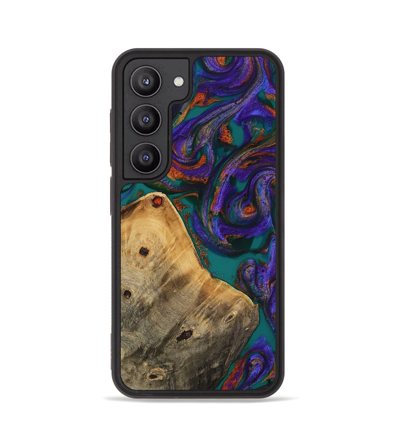 Galaxy S23 Wood Phone Case - Erick (Purple, 818499)