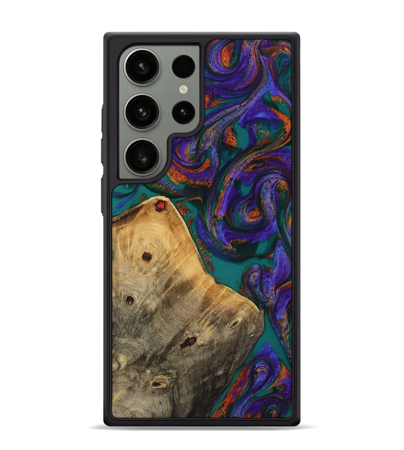 Galaxy S24 Ultra Wood Phone Case - Erick (Purple, 818499)
