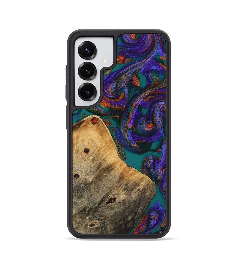 Galaxy S25 Wood Phone Case - Erick (Purple, 818499)