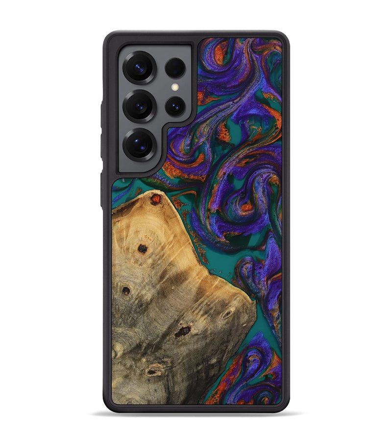 Galaxy S25 Ultra Wood Phone Case - Erick (Purple, 818499)