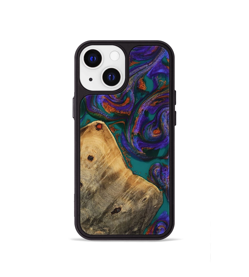 iPhone 13 mini Wood Phone Case - Erick (Purple, 818499)