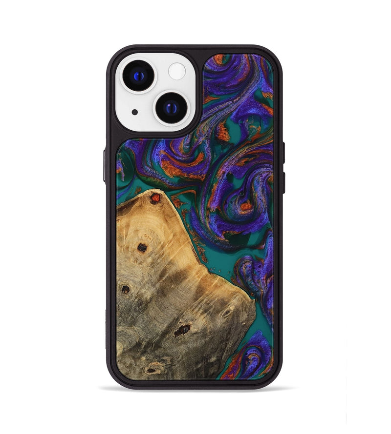iPhone 13 Wood Phone Case - Erick (Purple, 818499)