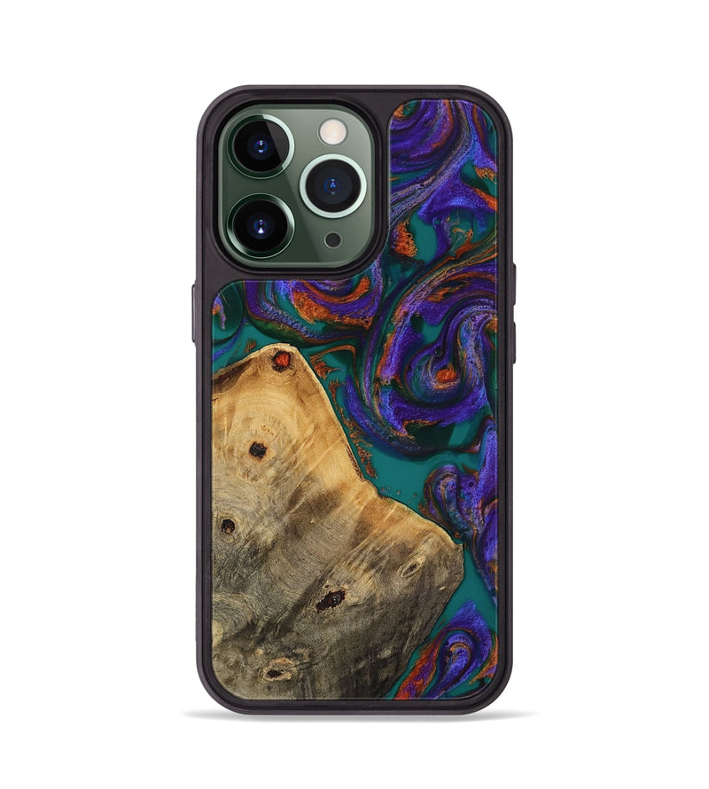 iPhone 13 Pro Wood Phone Case - Erick (Purple, 818499)