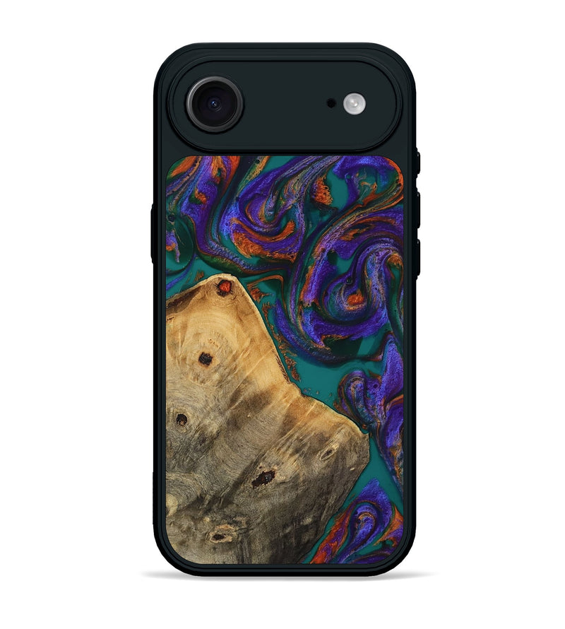 iPhone 17 Air Wood Phone Case - Erick (Purple, 818499)