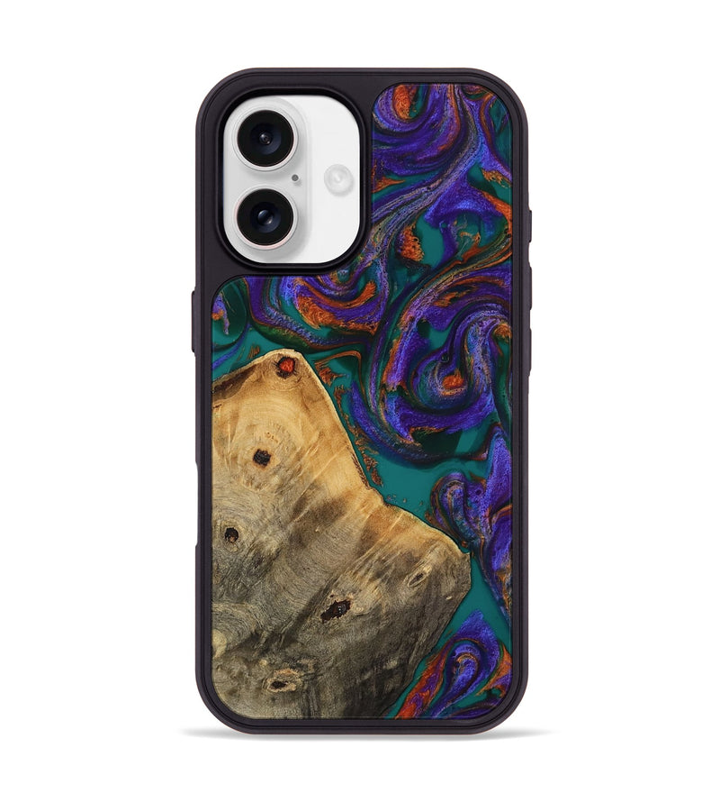 iPhone 17 Wood Phone Case - Erick (Purple, 818499)
