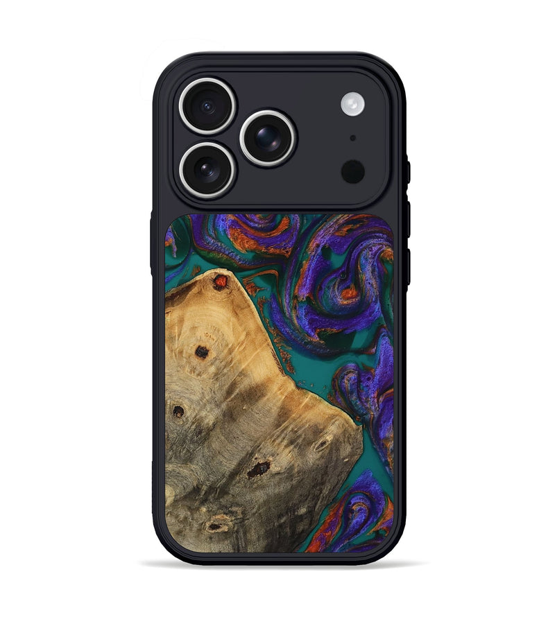 iPhone 17 Pro Wood Phone Case - Erick (Purple, 818499)