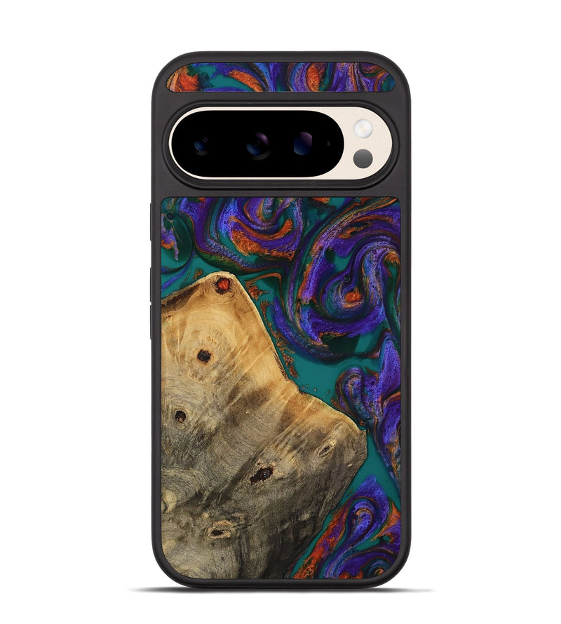 Pixel 10 Wood Phone Case - Erick (Purple, 818499)