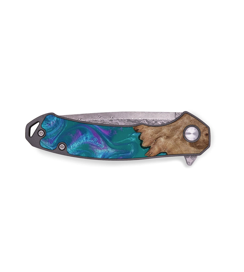 EDC Wood Pocket Knife - Larissa (Purple, 818501)