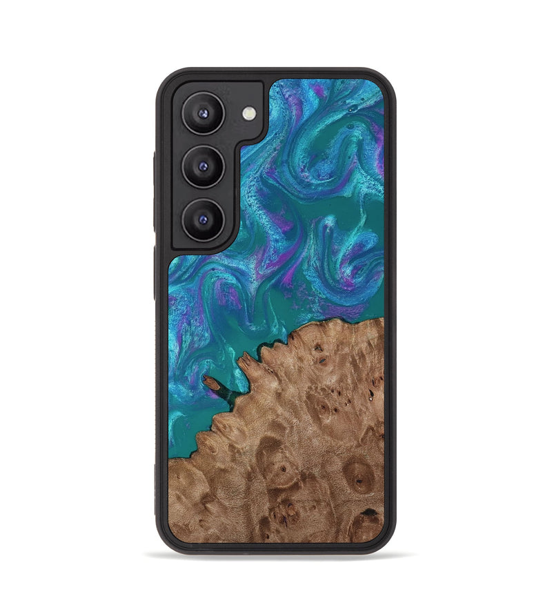 Galaxy S23 Wood Phone Case - Larissa (Purple, 818501)
