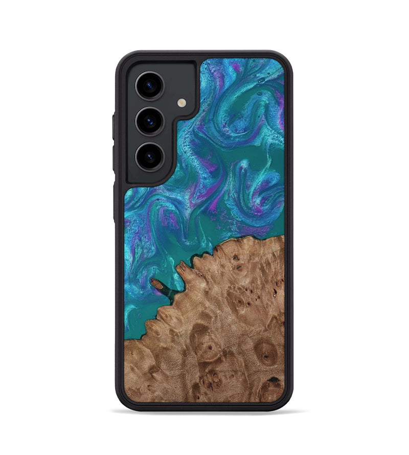 Galaxy S24 Wood Phone Case - Larissa (Purple, 818501)