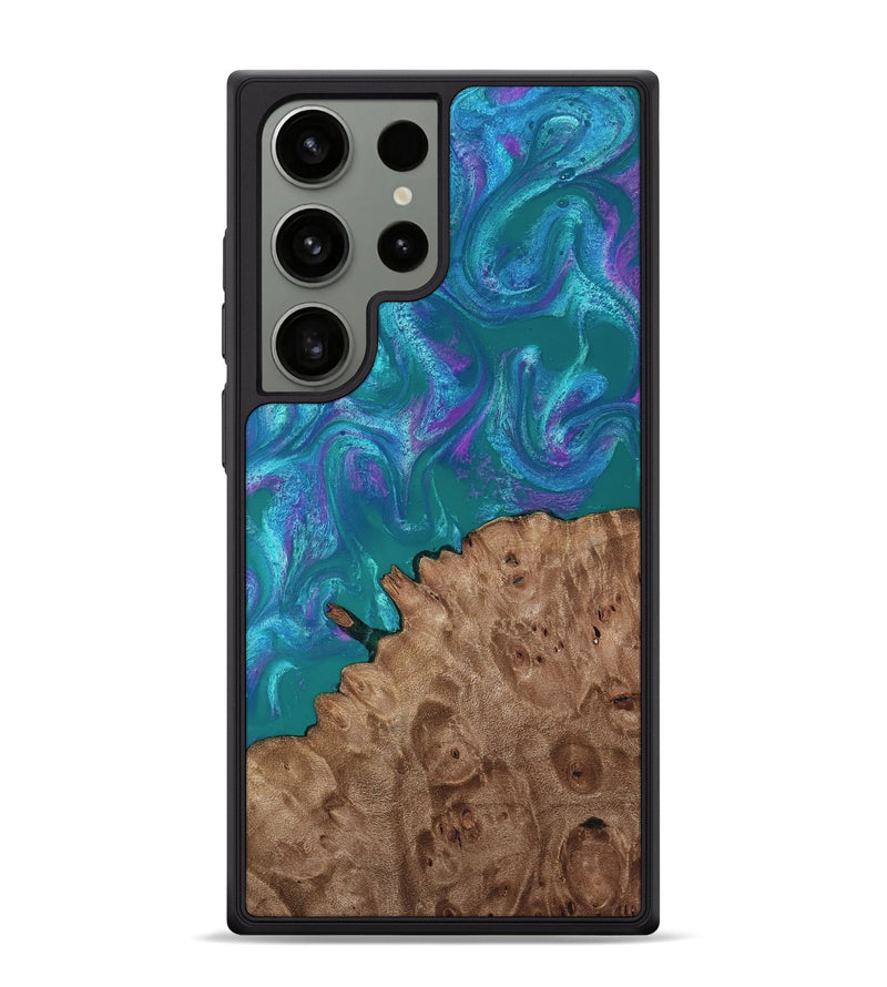 Galaxy S24 Ultra Wood Phone Case - Larissa (Purple, 818501)
