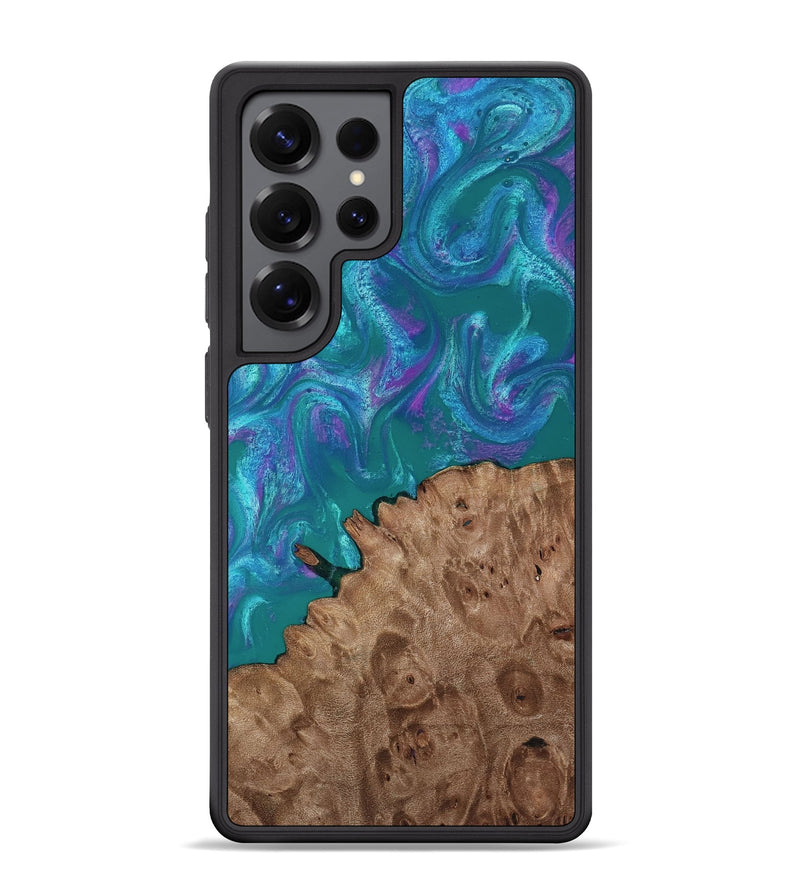 Galaxy S25 Ultra Wood Phone Case - Larissa (Purple, 818501)