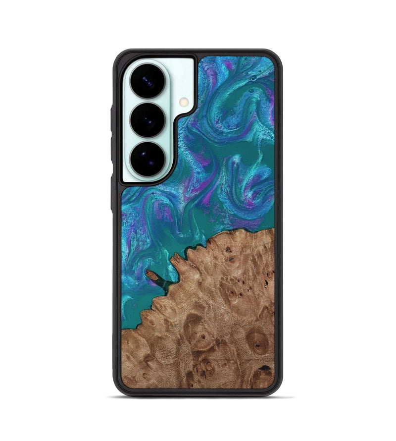 Galaxy S26 Wood Phone Case - Larissa (Purple, 818501)