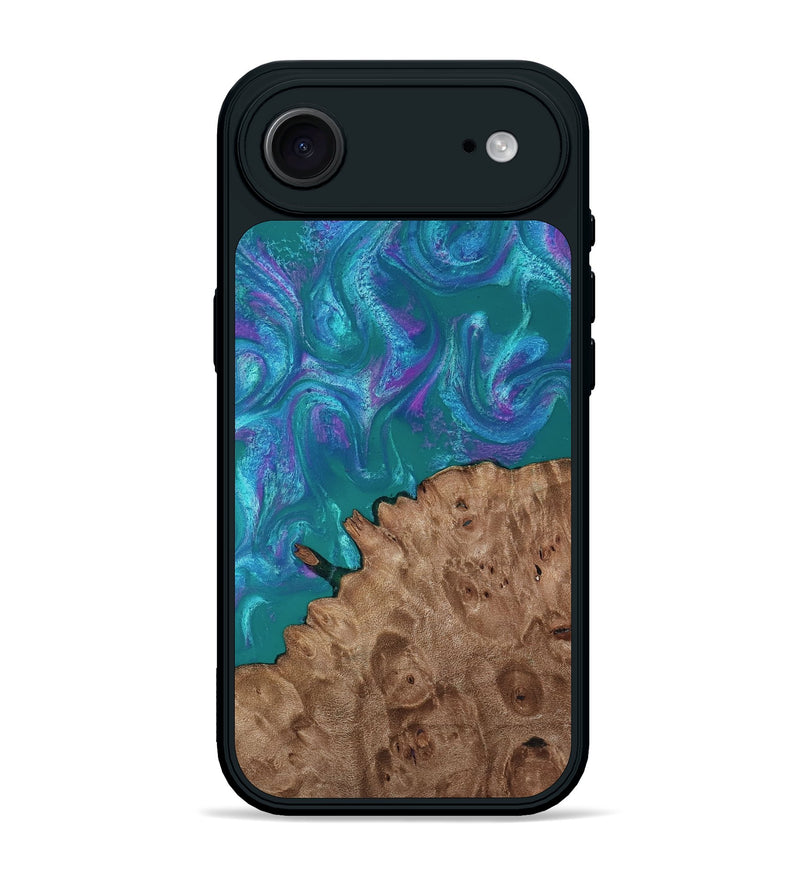 iPhone 17 Air Wood Phone Case - Larissa (Purple, 818501)