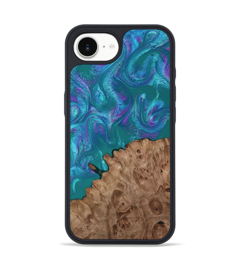 iPhone 17e Wood Phone Case - Larissa (Purple, 818501)