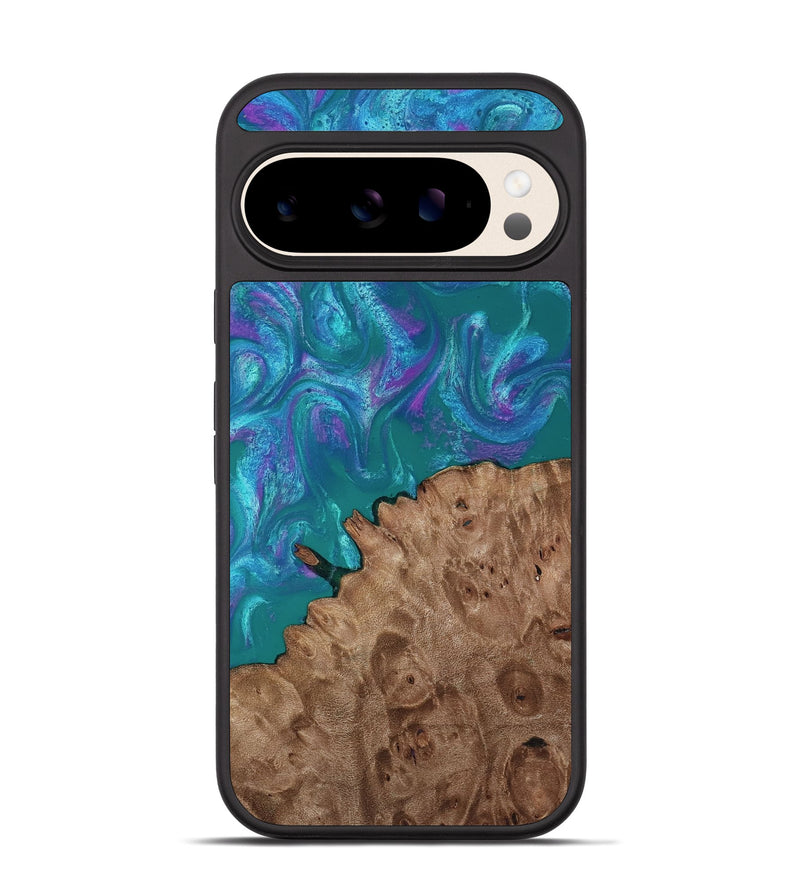 Pixel 10 Wood Phone Case - Larissa (Purple, 818501)