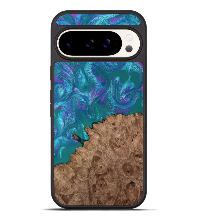 Pixel 9 Pro XL Wood Phone Case - Larissa (Purple, 818501)