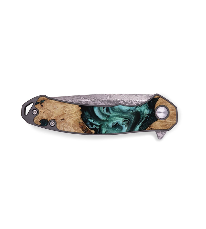 EDC Wood Pocket Knife - Noel (Green, 818502)