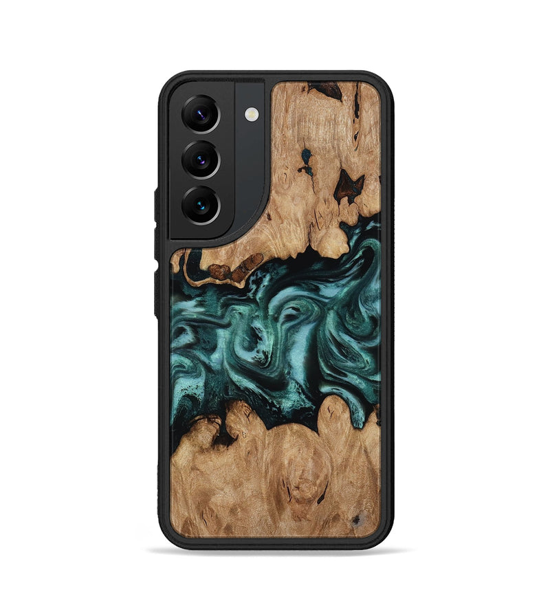 Galaxy S22 Wood Phone Case - Noel (Green, 818502)