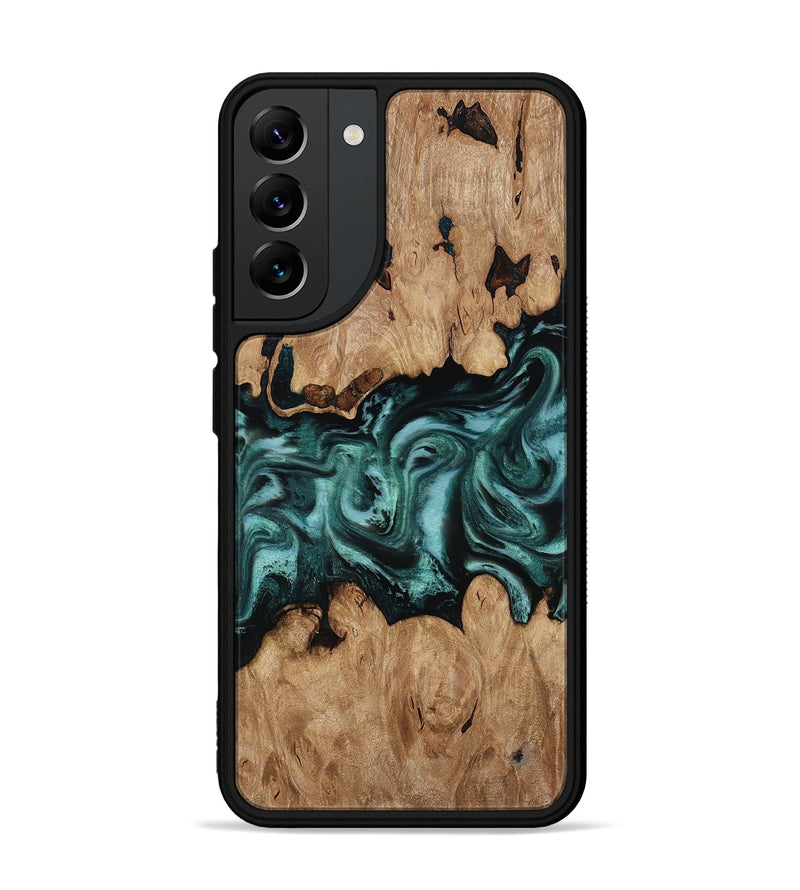 Galaxy S22 Plus Wood Phone Case - Noel (Green, 818502)