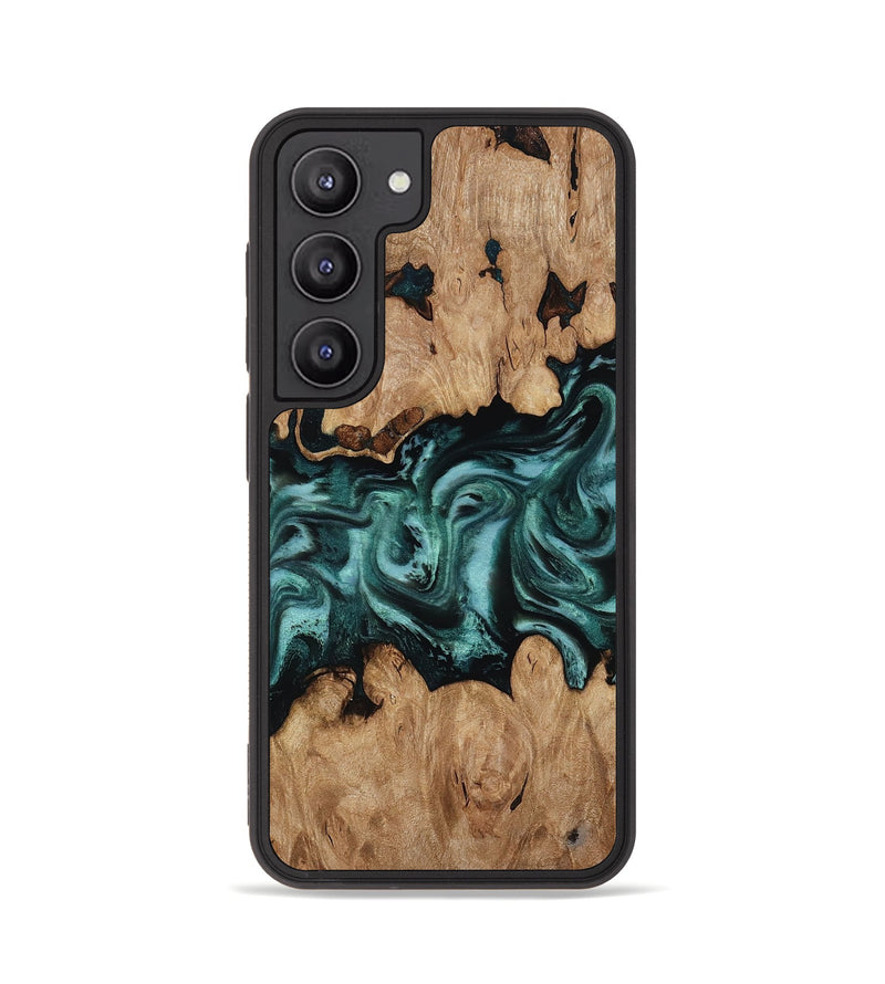 Galaxy S23 Wood Phone Case - Noel (Green, 818502)