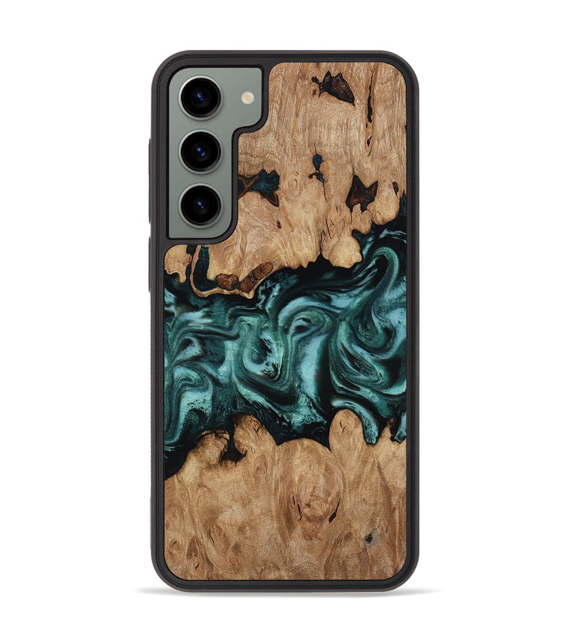 Galaxy S23 Plus Wood Phone Case - Noel (Green, 818502)
