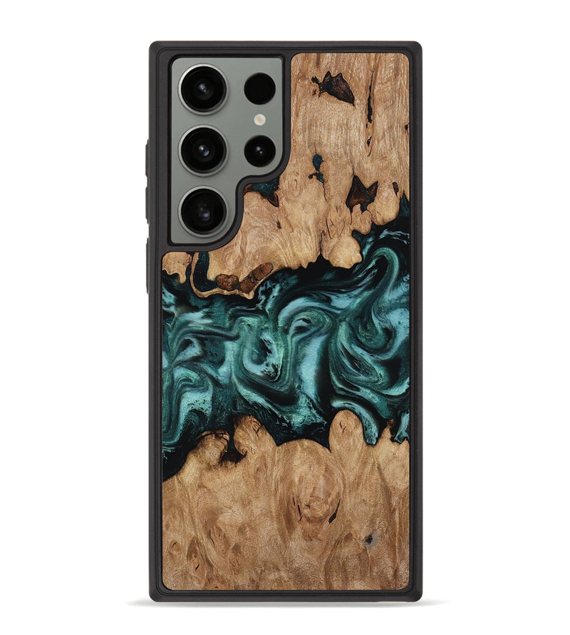 Galaxy S23 Ultra Wood Phone Case - Noel (Green, 818502)