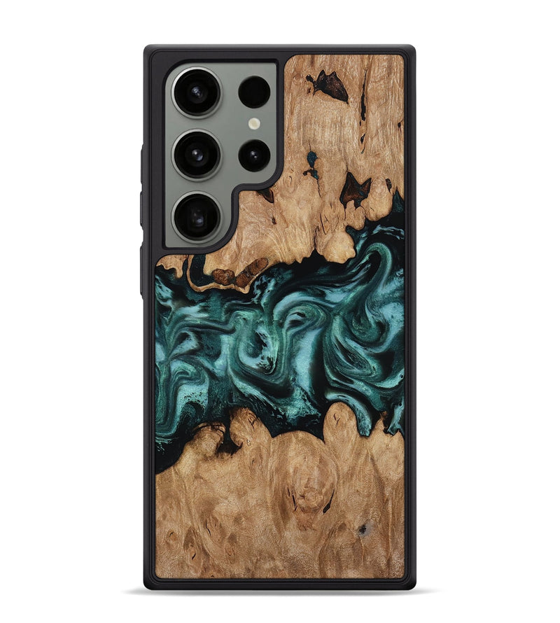 Galaxy S24 Ultra Wood Phone Case - Noel (Green, 818502)