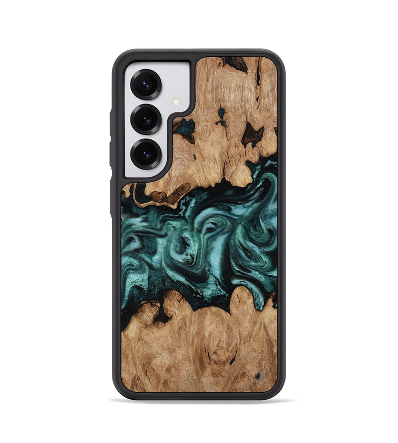 Galaxy S25 Wood Phone Case - Noel (Green, 818502)