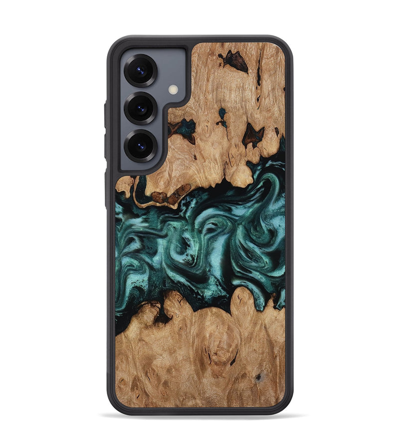 Galaxy S25 Plus Wood Phone Case - Noel (Green, 818502)