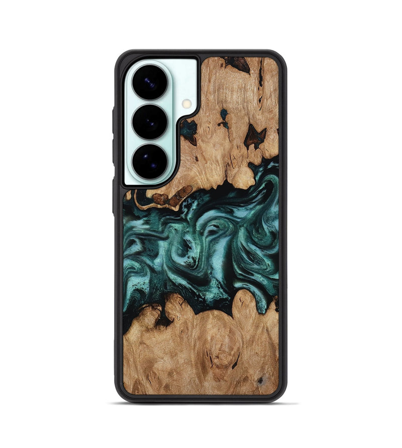 Galaxy S26 Wood Phone Case - Noel (Green, 818502)
