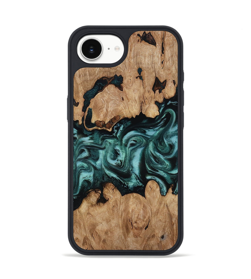 iPhone 17e Wood Phone Case - Noel (Green, 818502)