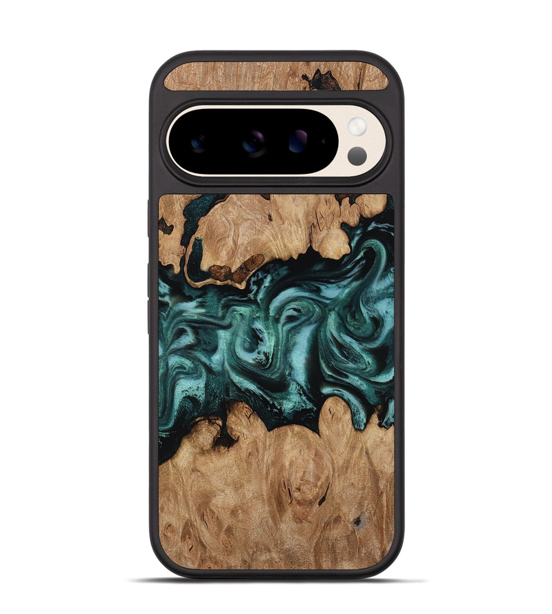 Pixel 10 Wood Phone Case - Noel (Green, 818502)