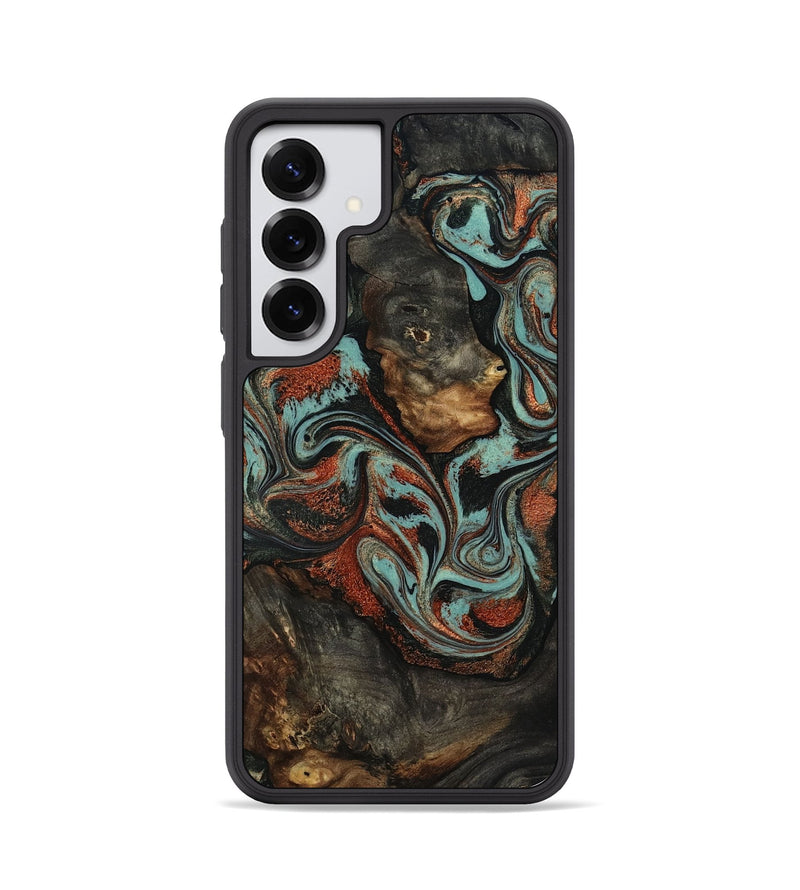 Galaxy S25 Wood Phone Case - Seven (Green, 818503)