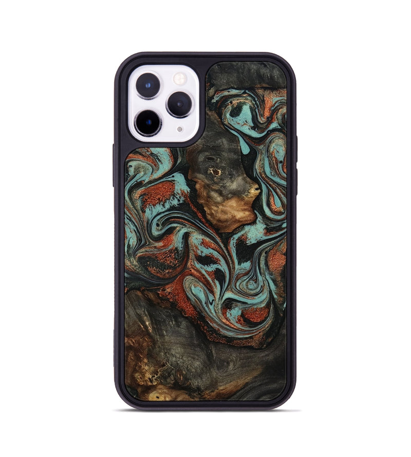 iPhone 11 Pro Wood Phone Case - Seven (Green, 818503)