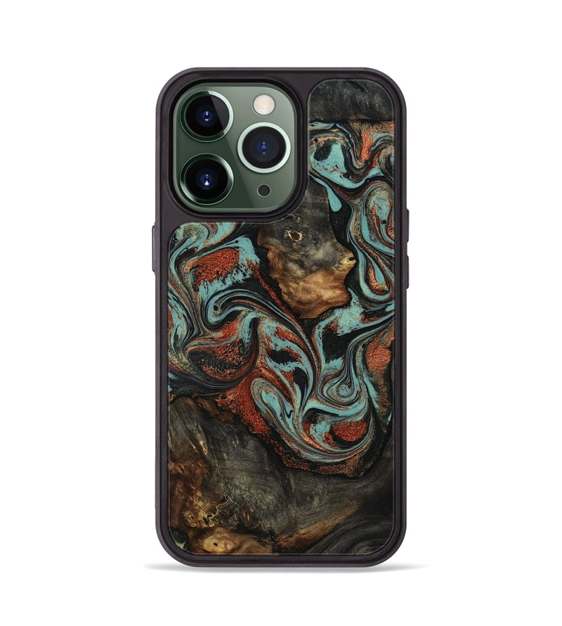 iPhone 13 Pro Wood Phone Case - Seven (Green, 818503)