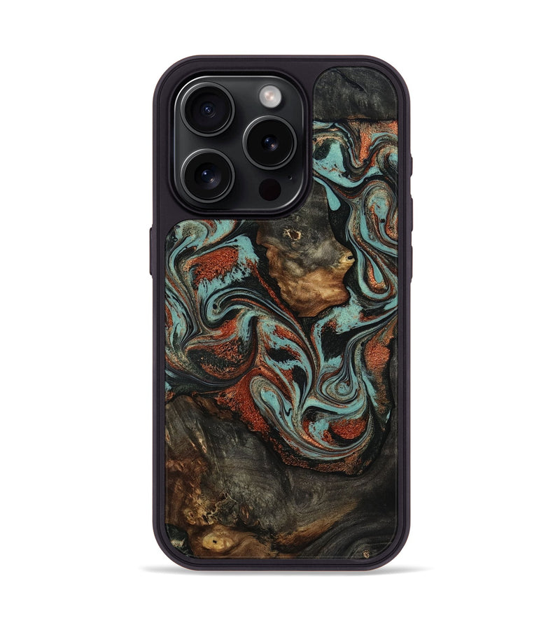 iPhone 15 Pro Wood Phone Case - Seven (Green, 818503)