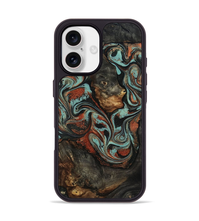 iPhone 17 Wood Phone Case - Seven (Green, 818503)