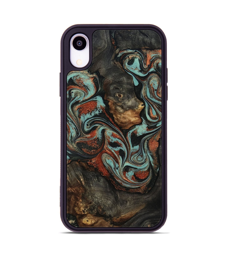 iPhone Xr Wood Phone Case - Seven (Green, 818503)