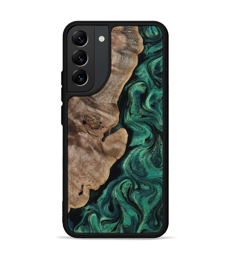Galaxy S22 Plus Wood Phone Case - Dina (Green, 818504)